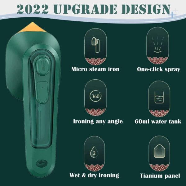 Mini Portable Fabric Steam Iron - Image 5