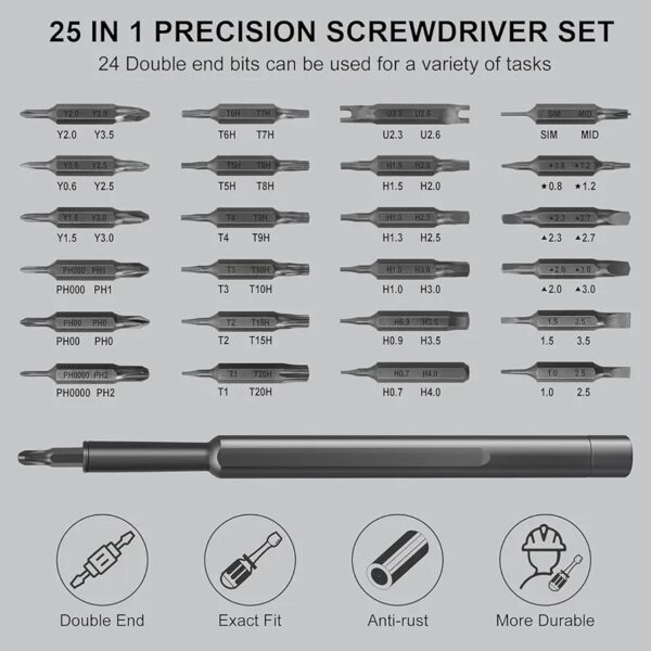 24 in 1 Precision Screwdriver Set - Image 7