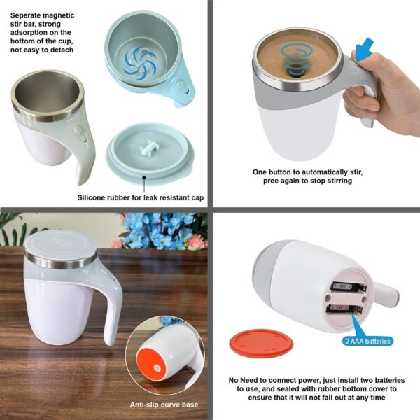 Self Stirring Travel Mug - Image 4