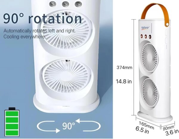 Portable Cooling Fan with Remote Control - Image 6