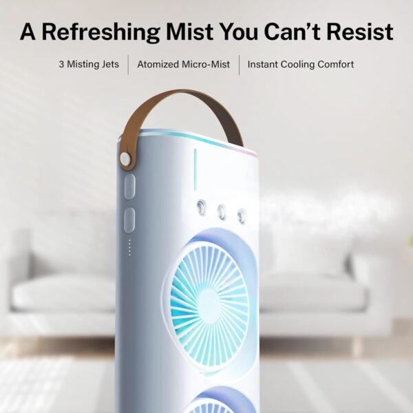Portable Cooling Fan with Remote Control - Image 3