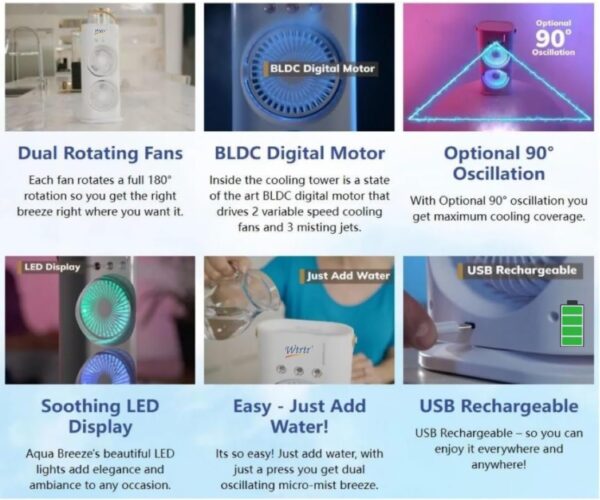 Portable Cooling Fan with Remote Control - Image 5