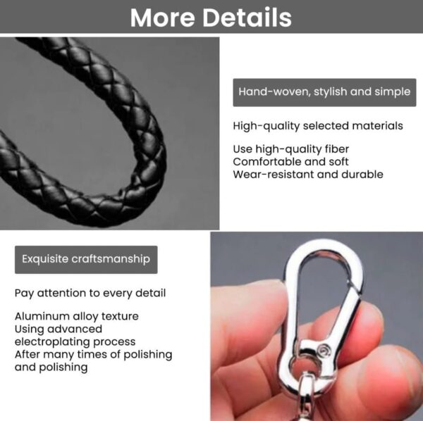 Anti Lost Car Keychain with Phone Number - Image 3
