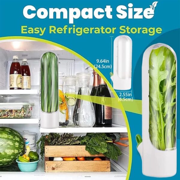 Herb Saver for Refrigerator – Fresh Herb Keeper Pod for Cilantro, Mint, Parsley, Asparagus - Image 8