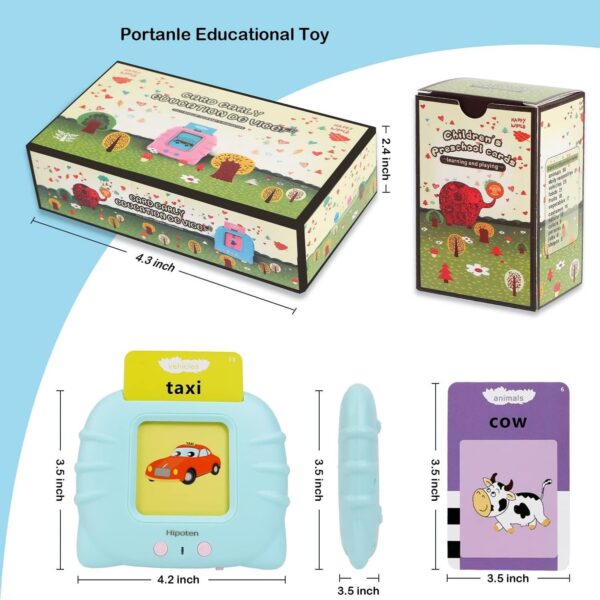 Educational Toy with Music for Toddlers Age, 200 Sight Words Flash Cards - Image 7
