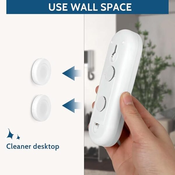 Magnetic Remote Control Holder Wall Mount – Self-Adhesive, Strong Magnet, Hole-Free Remote Organizer for Home and Office - Image 3