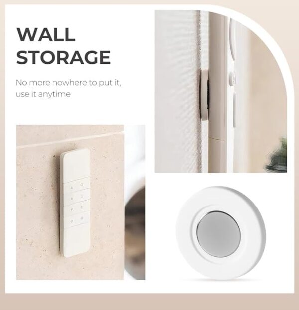 Magnetic Remote Control Holder Wall Mount – Self-Adhesive, Strong Magnet, Hole-Free Remote Organizer for Home and Office - Image 4