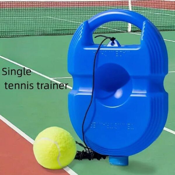 Tennis Practice Training Ball Set with Base – Self-Study Rebound Ball for Tennis & Cricket Practice | Solo Trainer Kit for Kids & Adults - Image 4