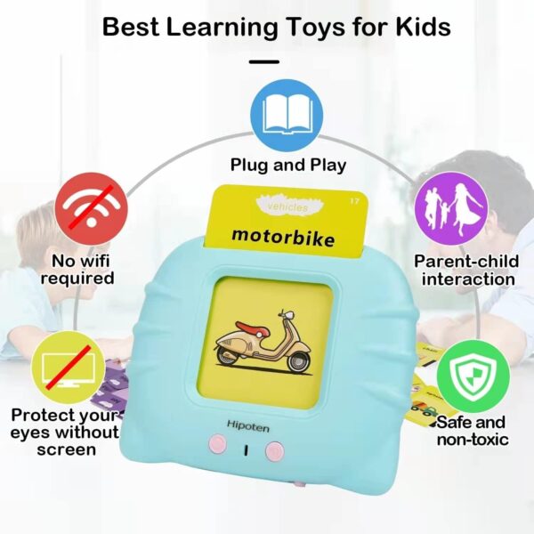 Educational Toy with Music for Toddlers Age, 200 Sight Words Flash Cards - Image 9