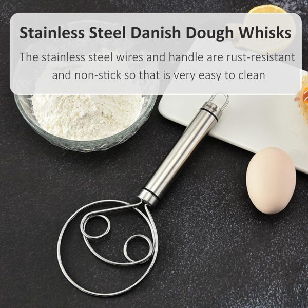 Atta Maker Hand Machine Mixer – Durable Stainless Steel Dough Mixer with Hanging Hole, Detachable Design for Time-Saving Mixing - Image 4