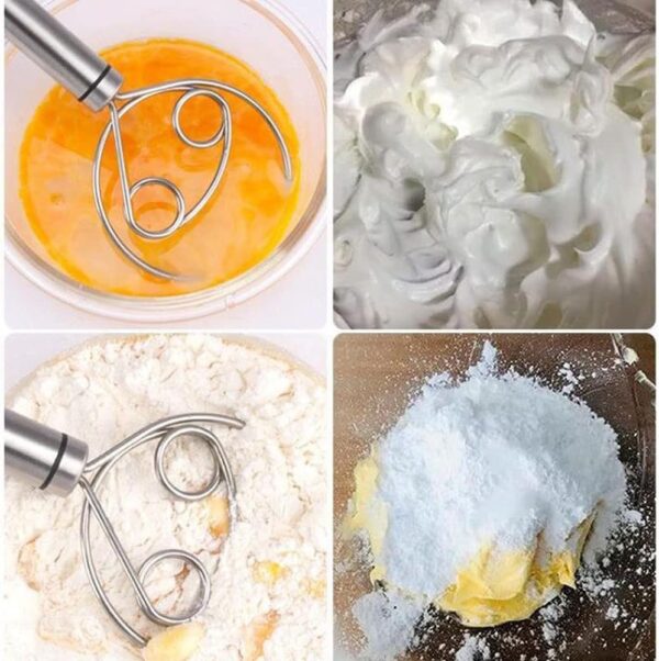 Atta Maker Hand Machine Mixer – Durable Stainless Steel Dough Mixer with Hanging Hole, Detachable Design for Time-Saving Mixing - Image 5
