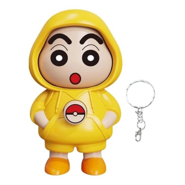 Face Changing Keychain – Cute Cartoon Key Ring with 3 Switchable Expressions - Image 3