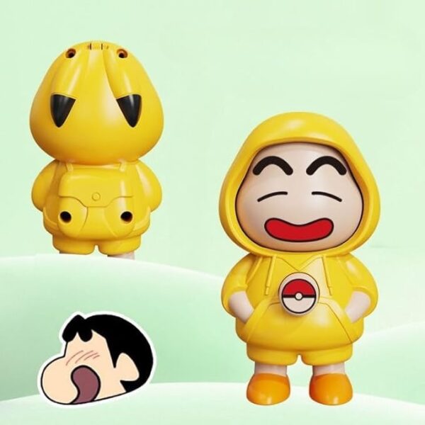 Face Changing Keychain – Cute Cartoon Key Ring with 3 Switchable Expressions - Image 4