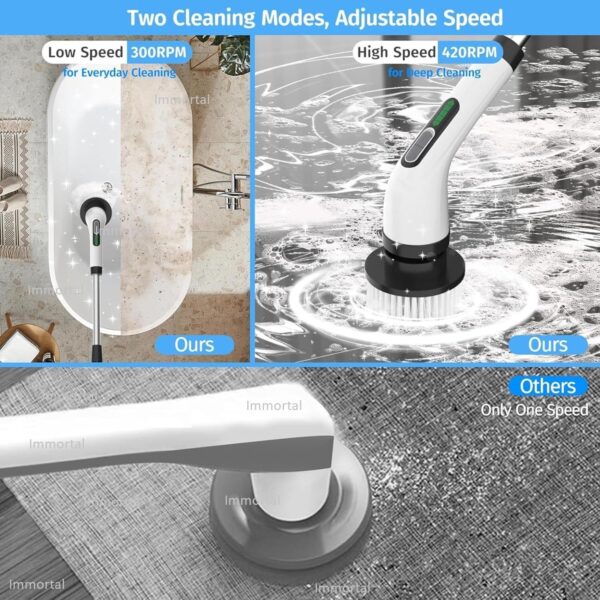 9 in 1 spin scrubber