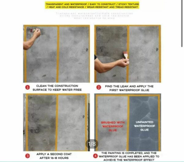 Chinese Invisible Waterproof Glue 300g – Crack Sealant - Image 8