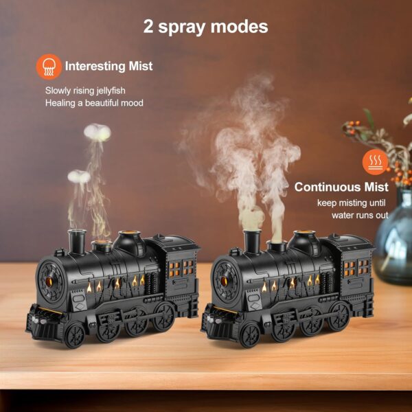 Steam Train Aromatherapy Humidifier Diffuser with Lights and Mist Modes