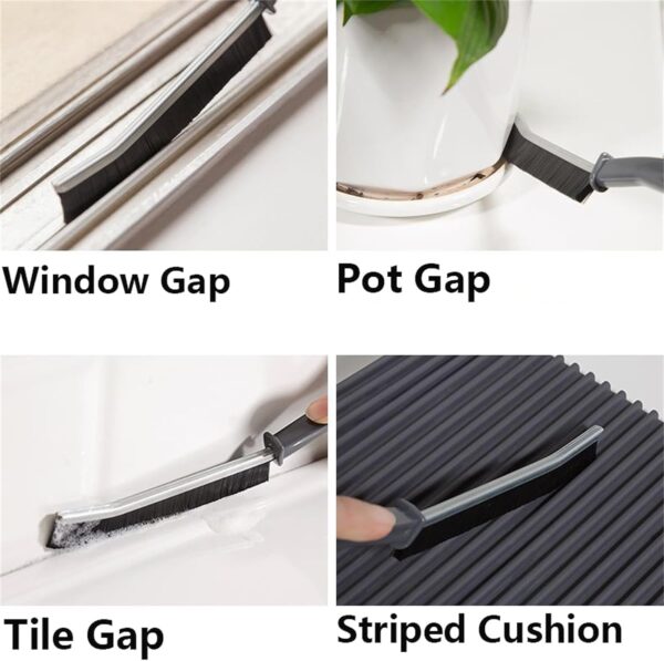 Mini Gap Cleaning Brush (Pack of 2) – Hard Bristle Crevice Cleaning Tool for Bathroom, Kitchen, Window Tracks & Corners - Image 5