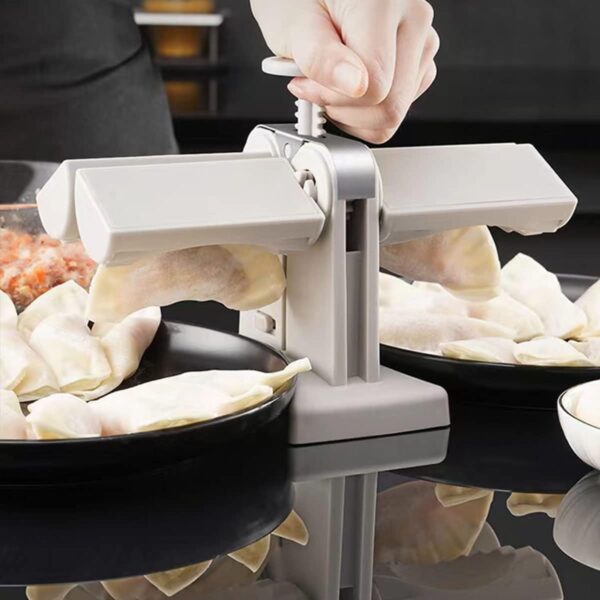 2 in 1 Momos Dumpling Mold with ABS Material – Automatic Dumpling Press with Wavy Edge Design, Easy to Use Kitchen Tool - Image 2