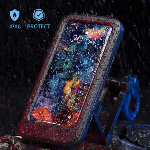 Waterproof Phone Holder for Bike with Touchscreen and 360 Rotation